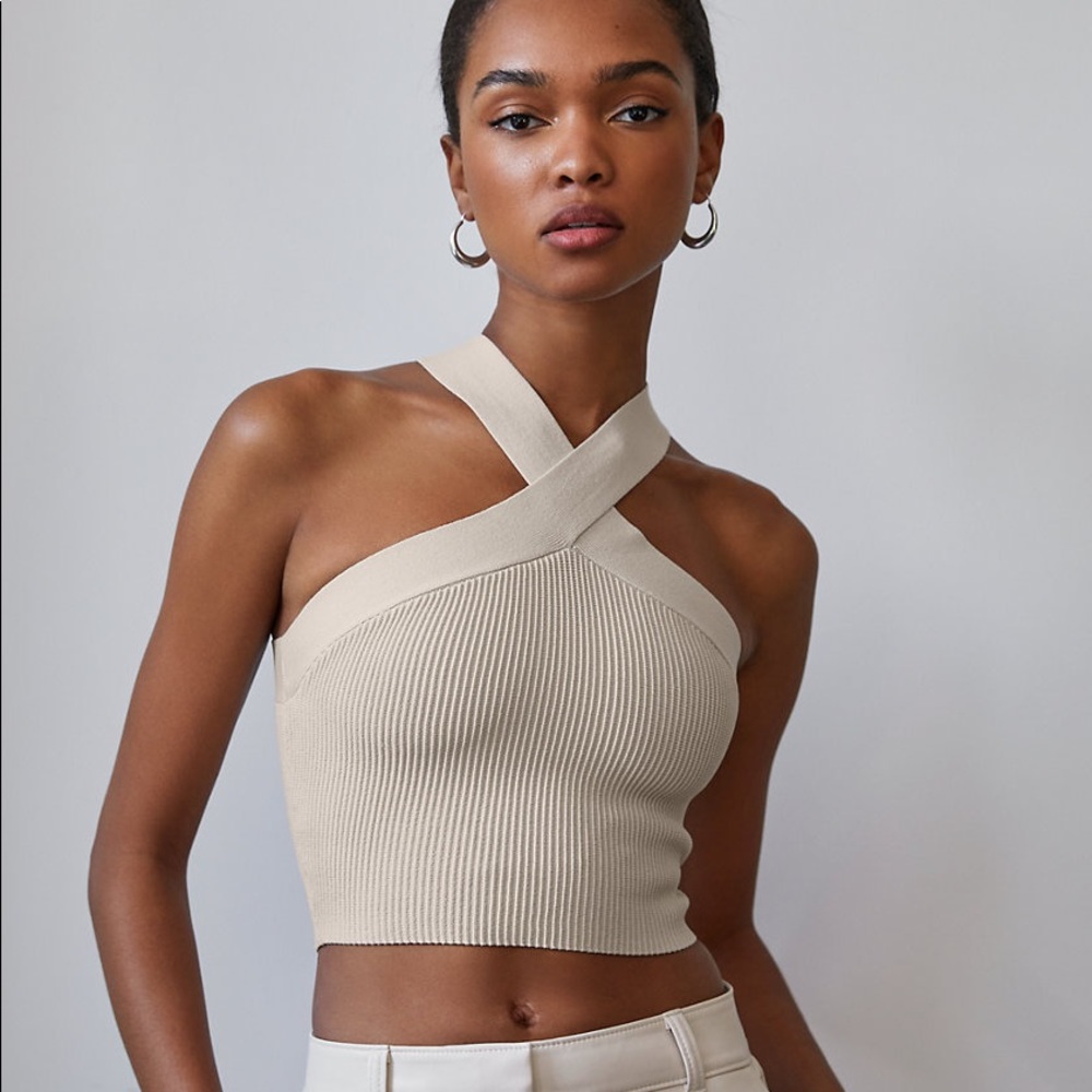 Babaron Sculpt Knit Criss Cross Tank